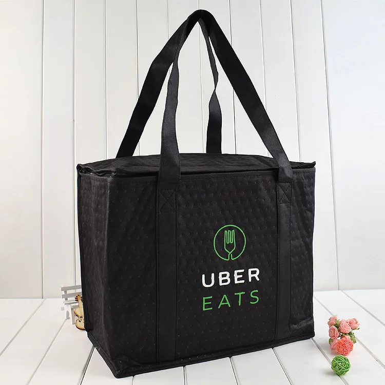 Professional Outdoor Promotional hot cold Thermal Bag for Food Delivery Insulated Cooler Bag with Customized Logo