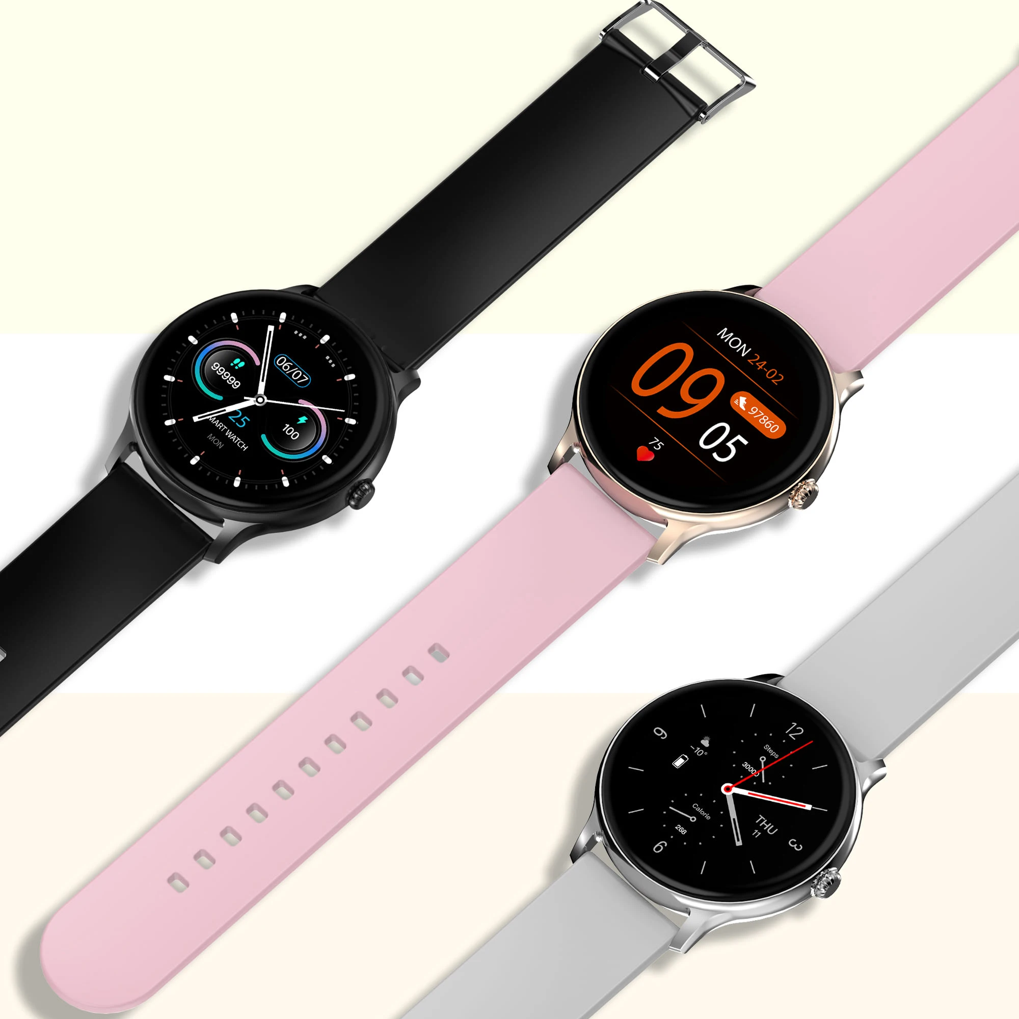 Stylish Wearable Devices Health Monitoring Wrist Watch Smart Watch Z12 Mobile Phone Sport Watch