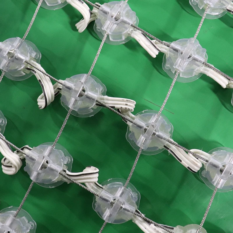 
transparent waterproof outdoor led dot matrix with flexible pixel pitch for building media facade 