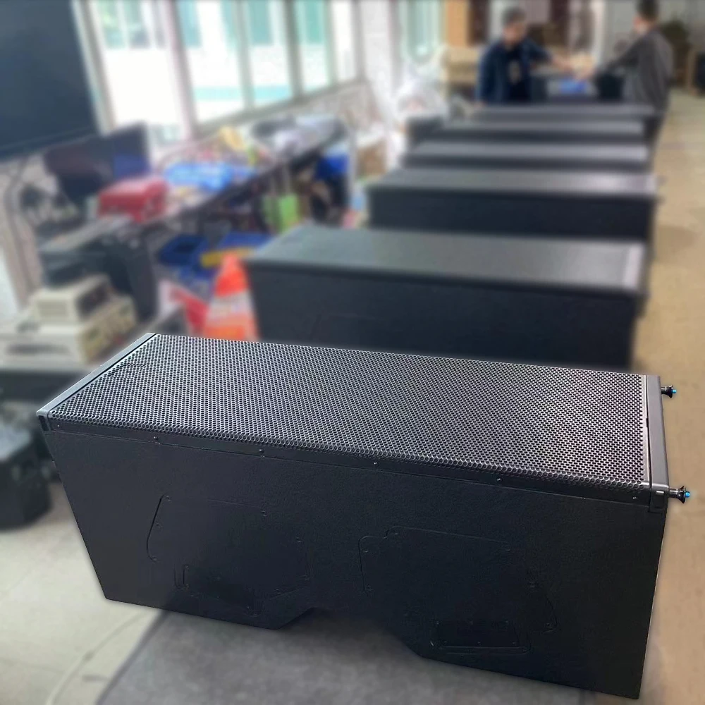 Dual 12 inch Three-way bi-amp line array sound system