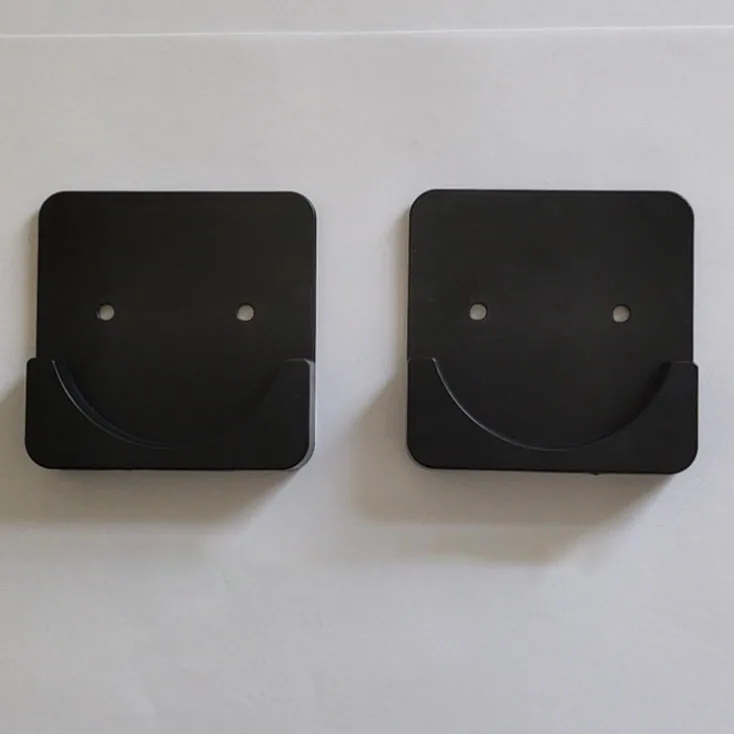 2 Pack Wall Mounted Shower Rods Holder Adhesive Shower Curtain Rod Holder Shower Rod Mount Retainer