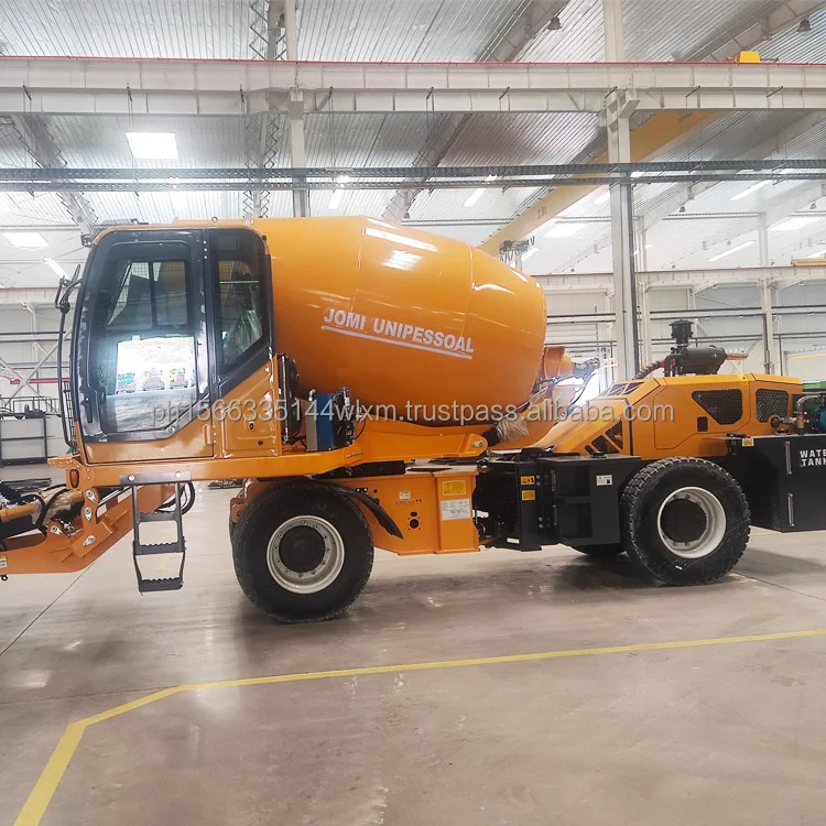 4x4 Cement Concrete Mixer 4.0 Cubic Meter Mobile Self Loading Concrete Mixer Machine