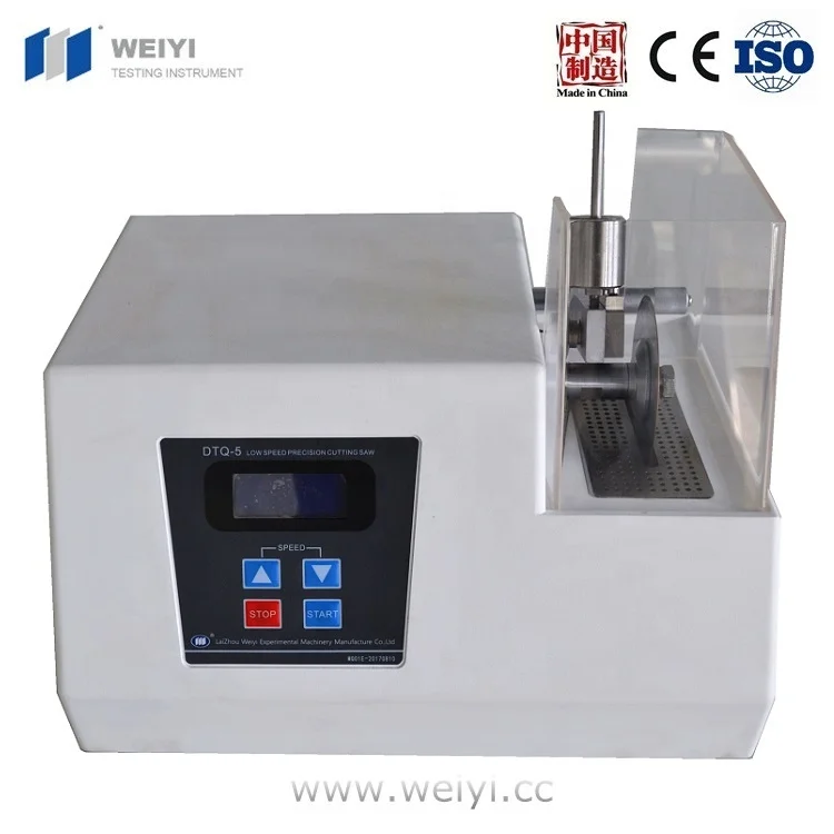 DTQ-5 low-speed precision metallographical sample cut -off machine