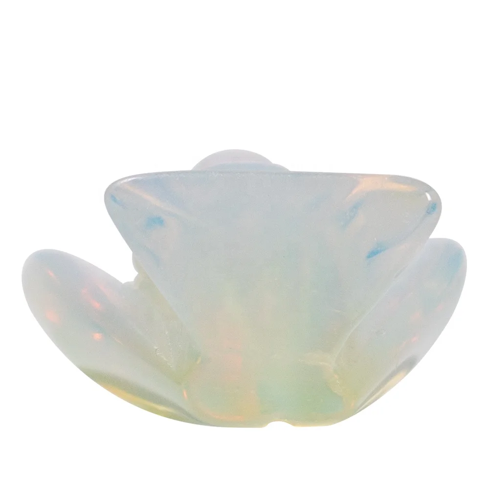 1.5inch  2inch Handmade Healing Craft Angel Statue Carved opal stone Crystal Guardian Angel Figurine