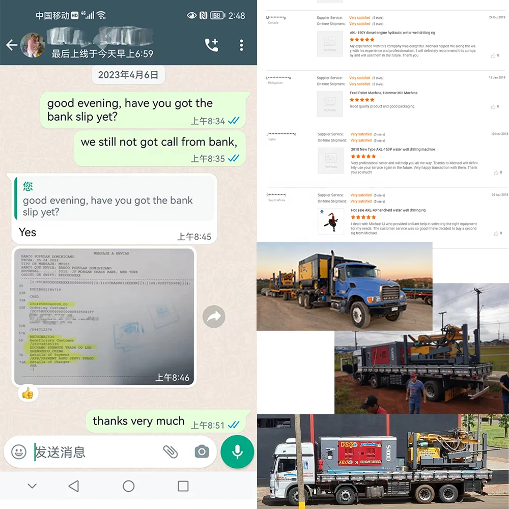 FY300 Pneumatic Rock Drilling Rig 300m Depth Crawler Mounted Rock Boring Water Well Drilling Rig