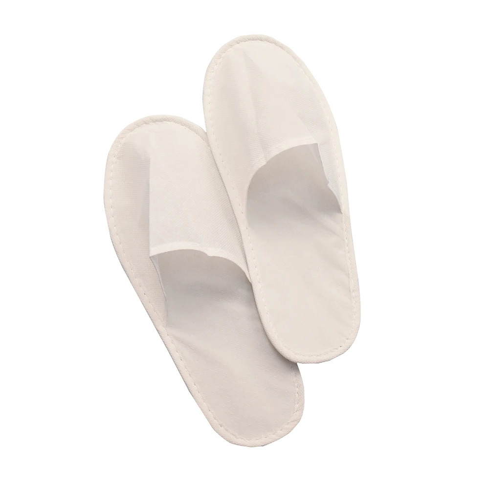 Premium Non-Woven Fabric Disposable Slippers Custom-Made for Hotel Room Guests and Spa Use High Quality Amenities