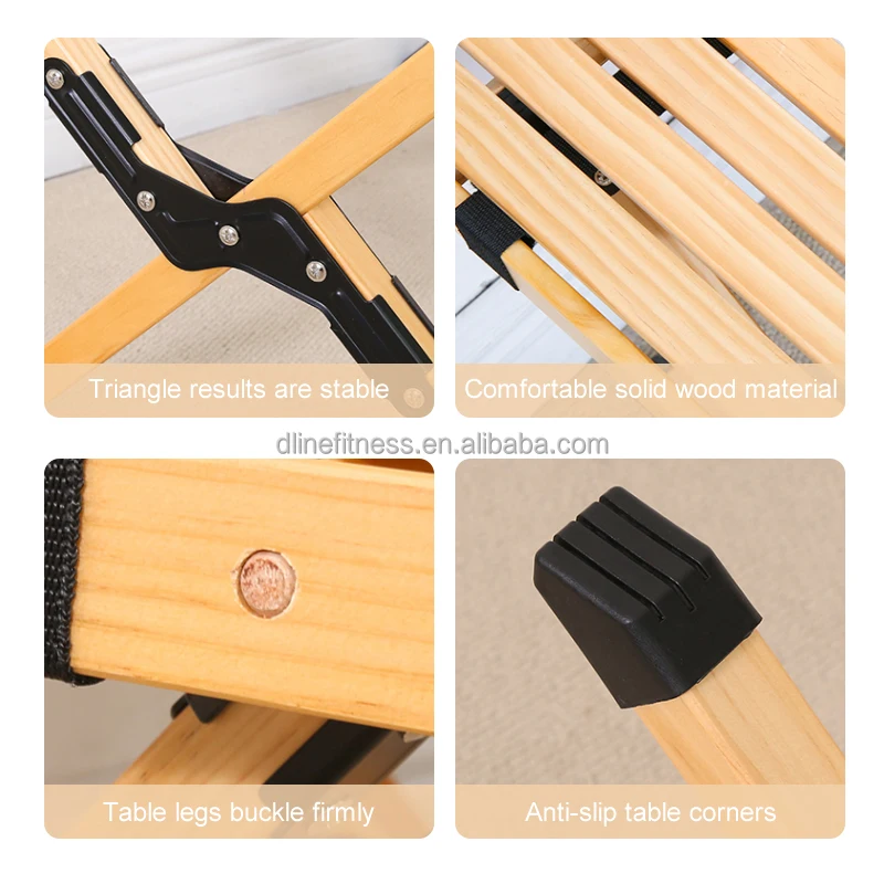 Outdoor portable picnic barbecue table camping egg roll table self-driving trip solid wood picnic folding table