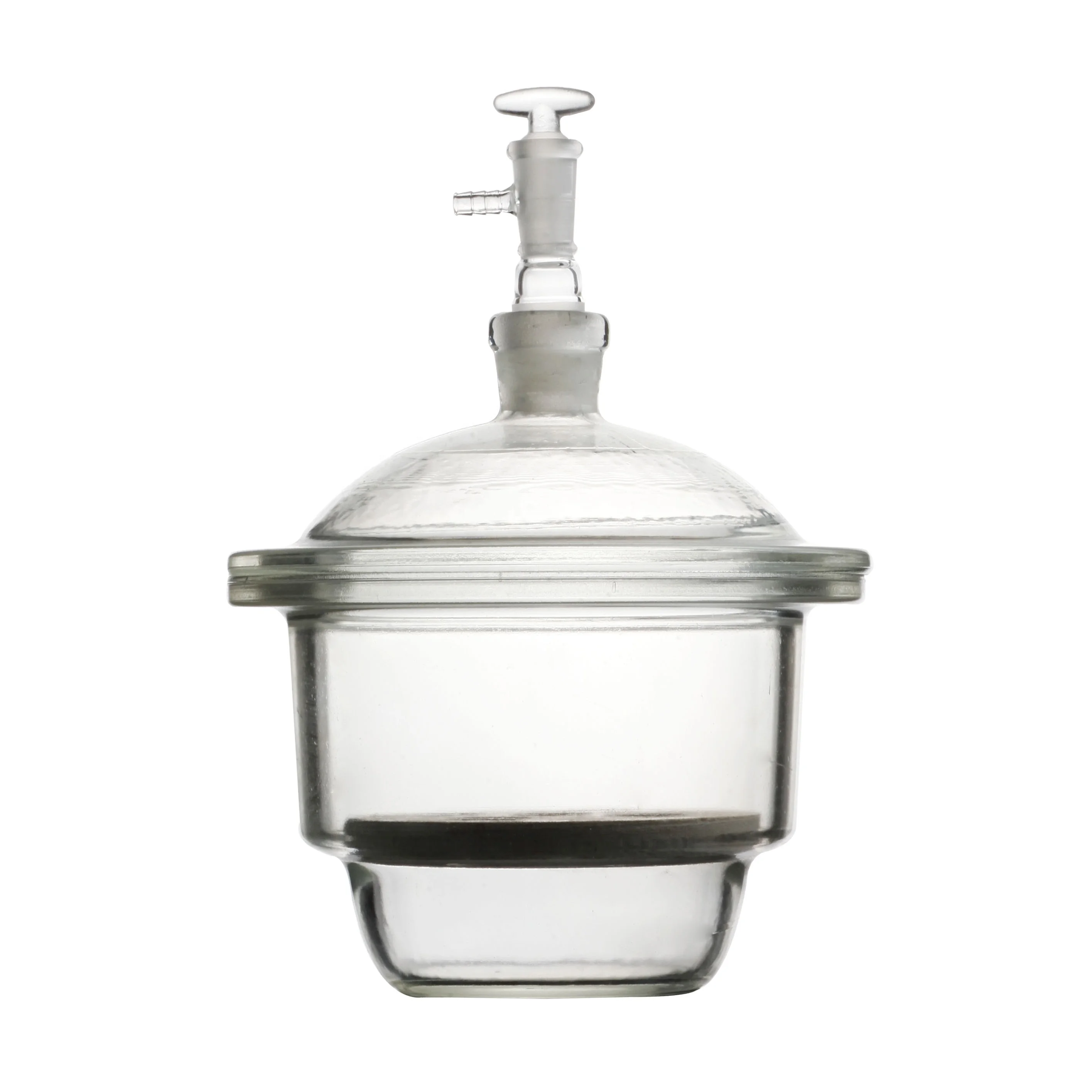Transparent Glass Vacuum Desiccator with Porcelain Plate