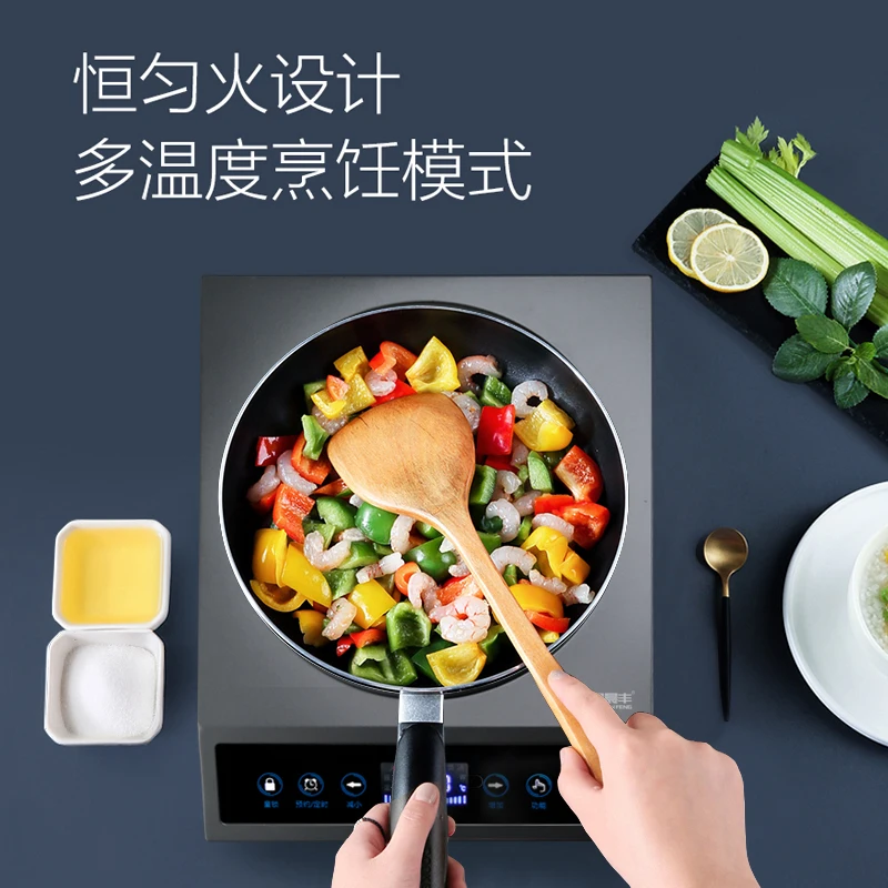 Factory Supply New Desig Black Color Stainless Steel Hotpot Wok Induction Induction Cooker For Sale