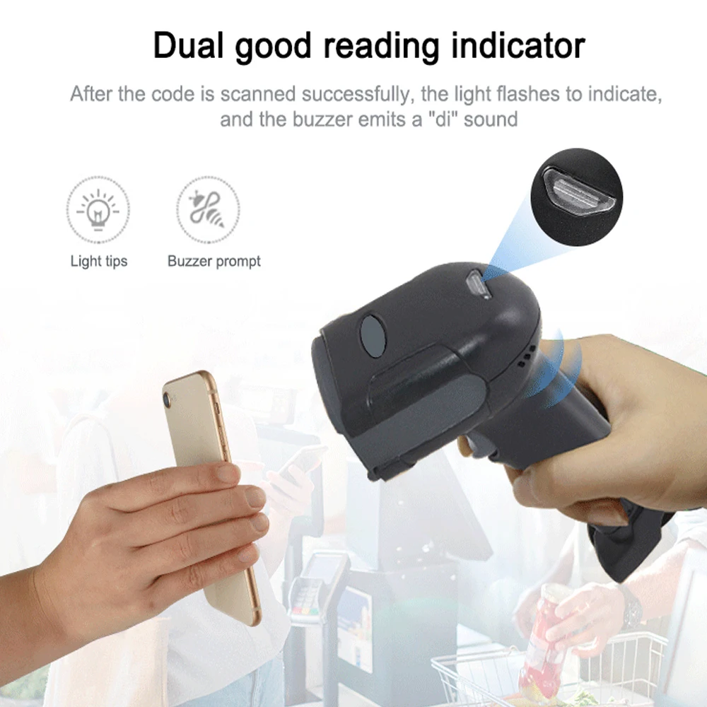 JEPOD JP-K621 Hot sale Cheap Infrared Laser Code Scanning Gun Handheld 1d Barcode Reader Handheld wired 1D Bar Code Scanner