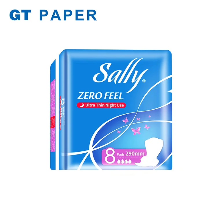 Sally Wholesale OEM Organic Sanitary Pads Women Menstrual Lady Anion Sanitary Napkin