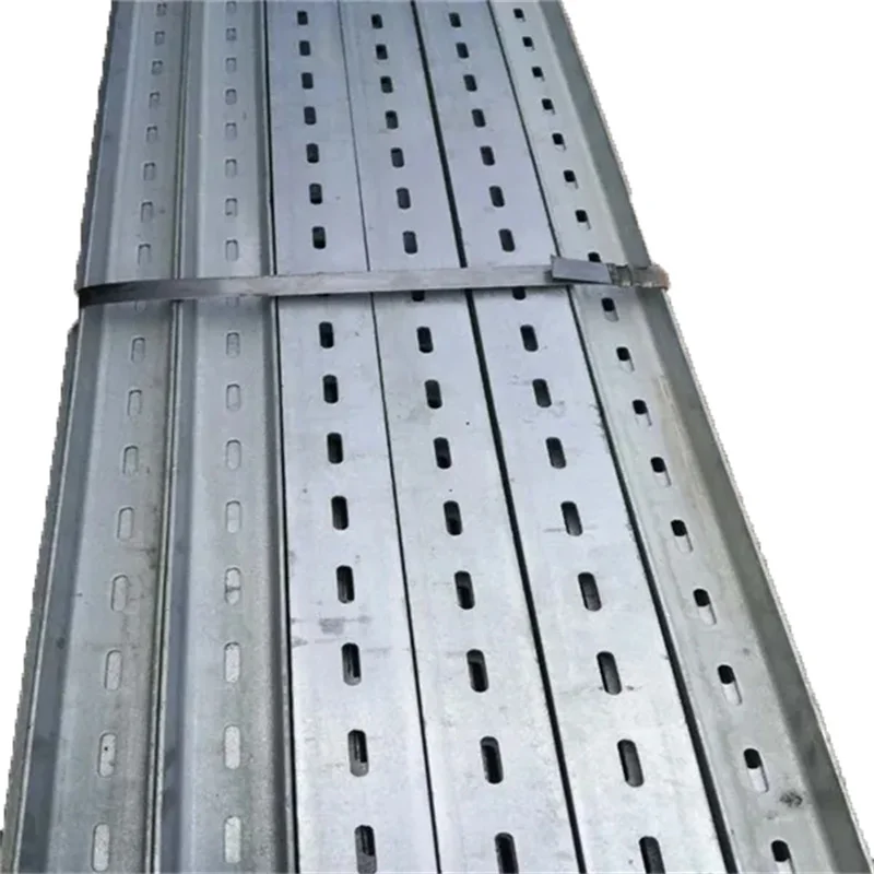 Solid Plain Strut Channel C Profile Steel Origin Shape Hanging Grade Place Model Standard Application Perforated