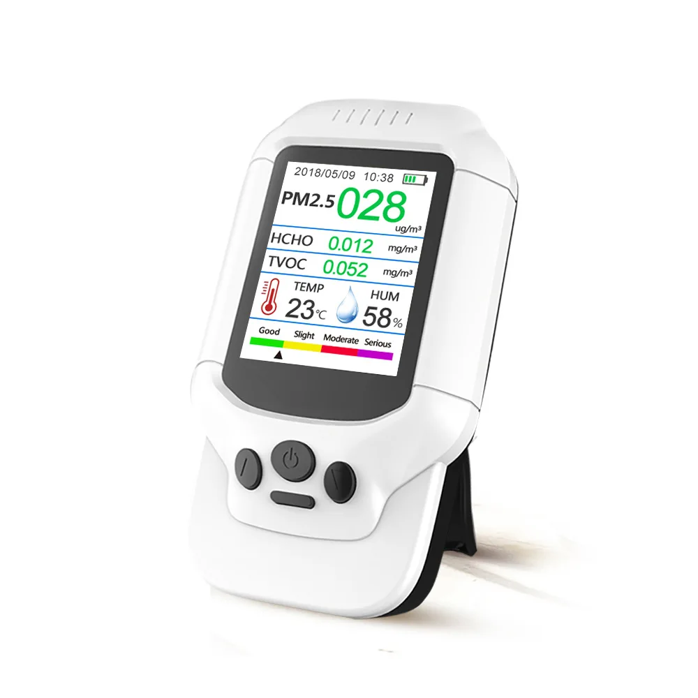 Air Quality Detector Air quality detector Dust PM2.5 formaldehyde HCHO Temperature and humidity meter