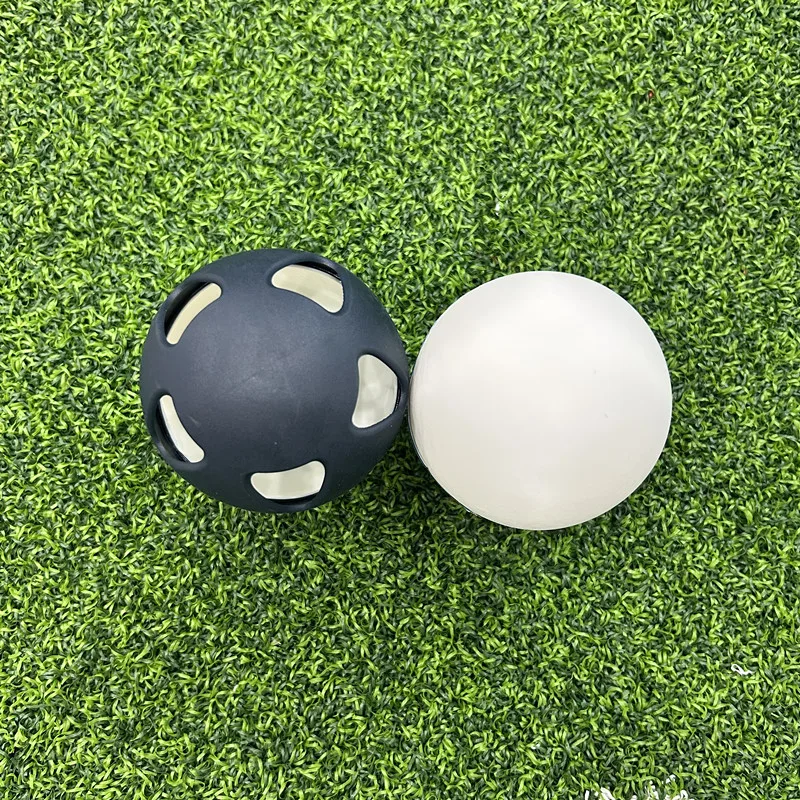 JINLANGTE 9-дюймовый двухцветный бейсбольный мяч с отверстиями тренировочный