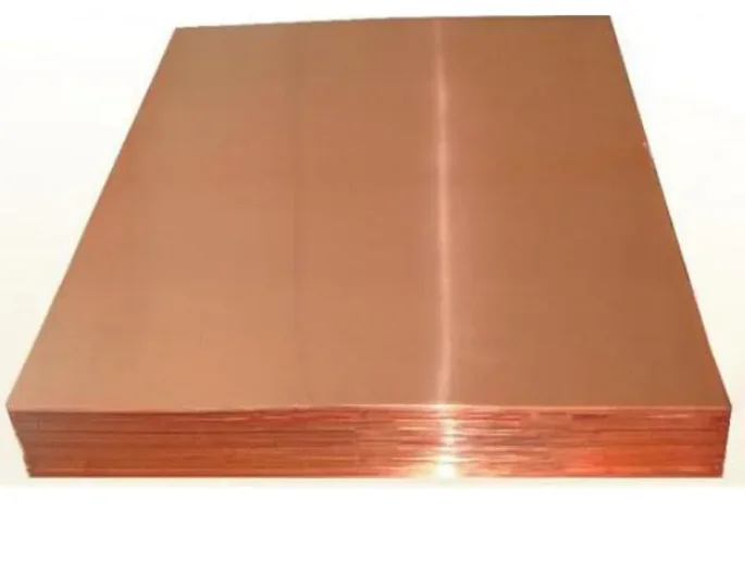 High-Purity Copper Sheet C12200 C18980 C15715 Optimum Quality for Industrial Use Bending and Cutting Services Included