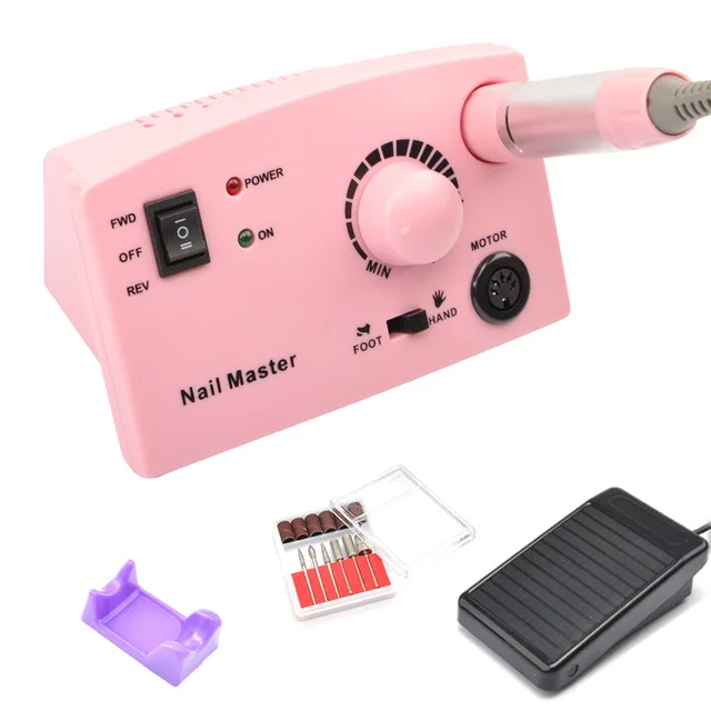 Customized Products Rechargeable Manicure tools Polisher Nail Drill  With 6 Dill Bits Set