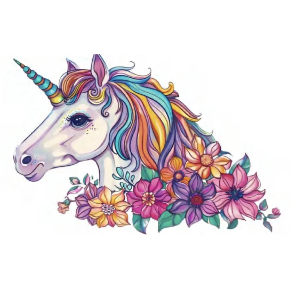 Custom Printing Fashion 16 20oz UV DTF Impresiones Cup Wrap Designs Transfers Vinyl Waterproof Unicorn Cute Stickers Decals