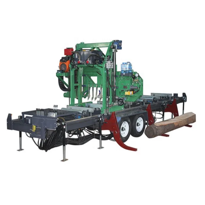Woodworking Plank Timber Cutting Hydraulic Automatic Sawmill Electric Mobile Diesel Wood Log Band Saw Mill Industrial Machine