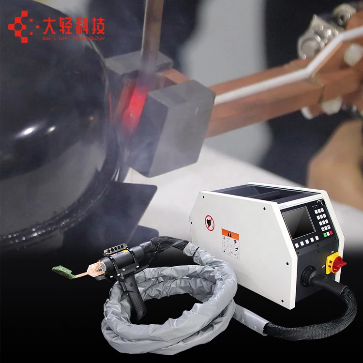 Simple digital induction heating machine, brazing, quenching, melting, correction