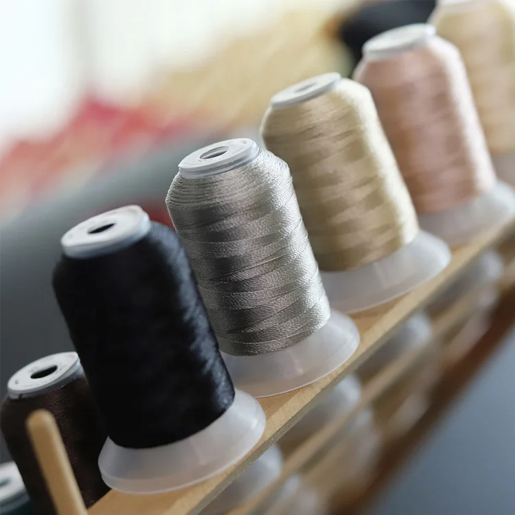 120D/2 High Tensile Strength 100% Polyester Embroidery Thread