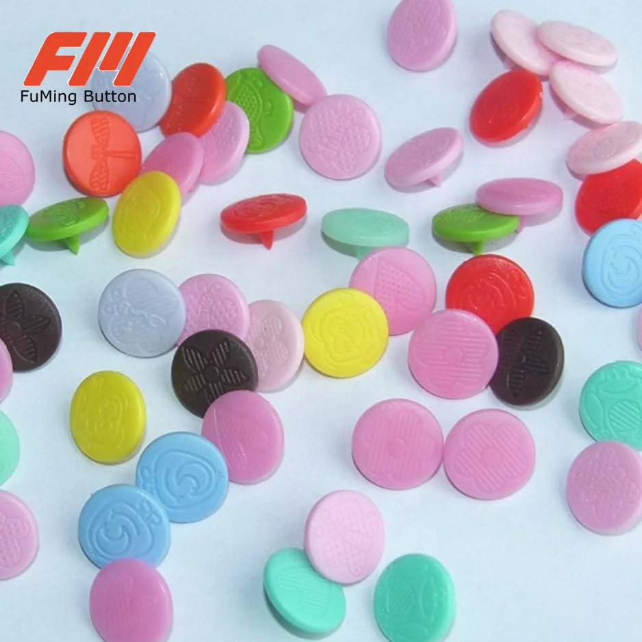 Manufacturer snap button 4 parts plastic snap fastener