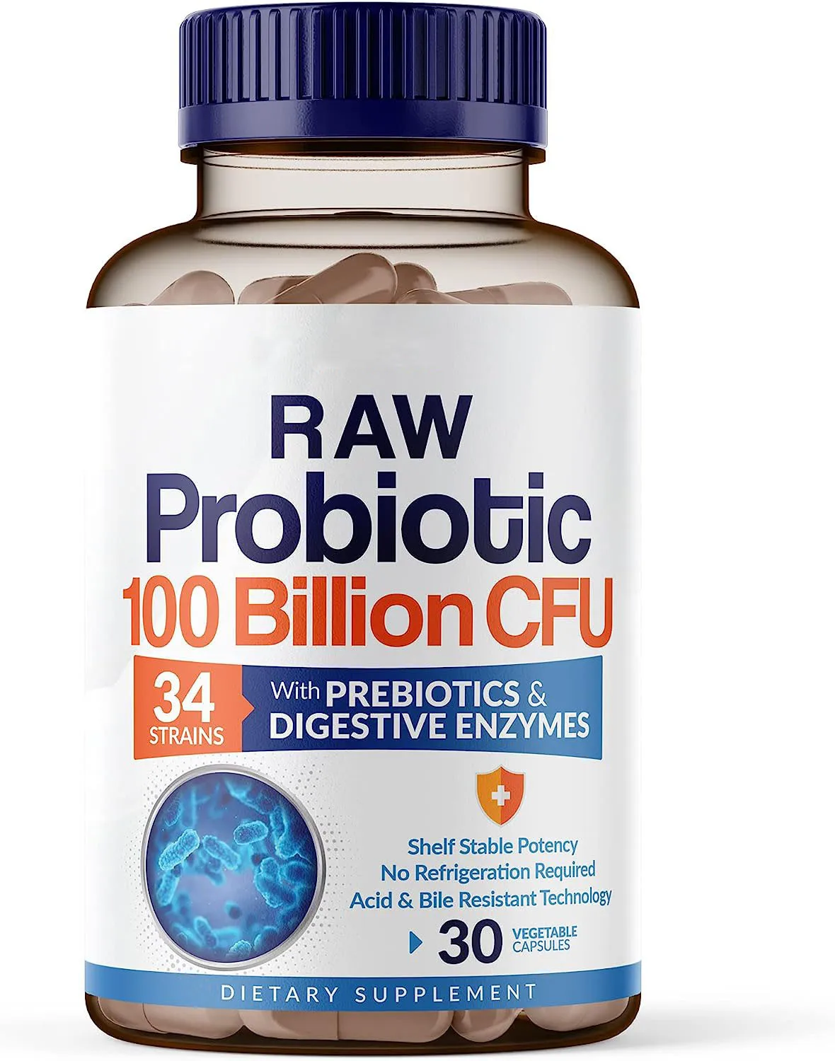 Custom organic probiotics 10 billion CFU Probiotics digestive enzymes Probiotics improve gastrointestinal capsule