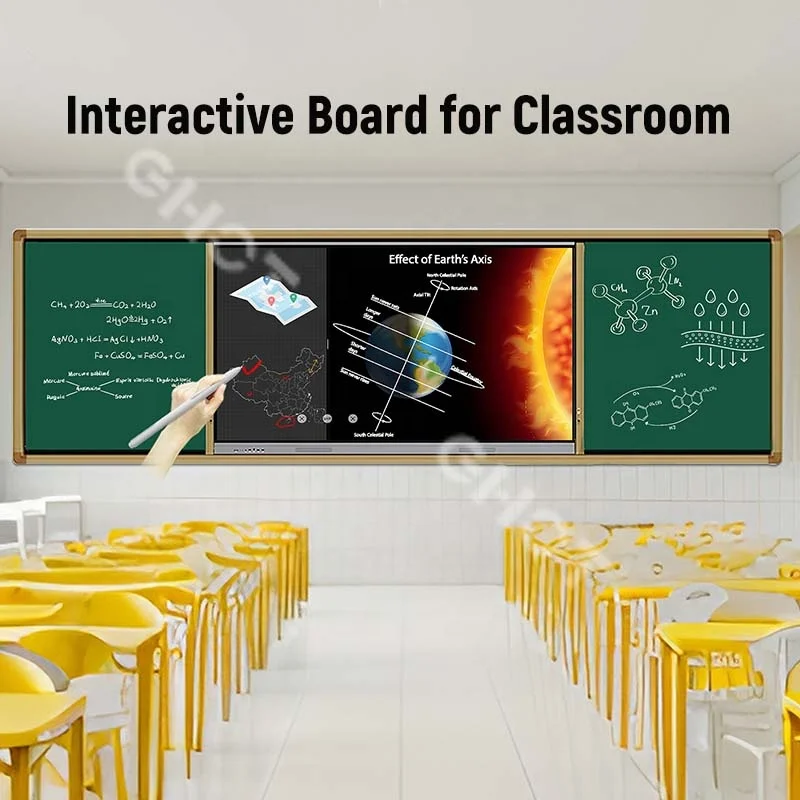 15% Discount OEM ODM Electronic Writing Digital Flat Panel Education Touch Screen Interactive White Board Interactive Display