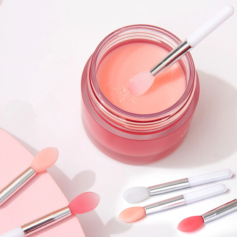 Wholesale Mini Soft Silicone Applicator Makeup Brush Small Reusable Portable Lip Brush For Lip Mask Lip Blam