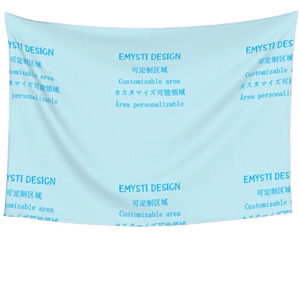 Tapestry Print Your Design Wall Hanging Fabric Beach Coverlet Personalized Photo Decor 90x60Inches Customized