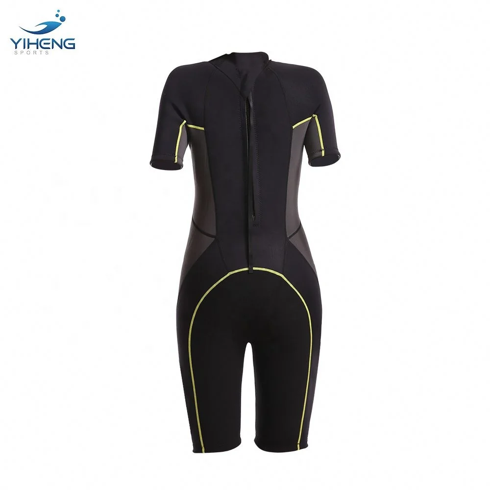 YIHENG Standard Price Breathable Latex Female Shorty Triathlon Camouflage Surfing Spearfishing Diving Neoprene Wetsuit