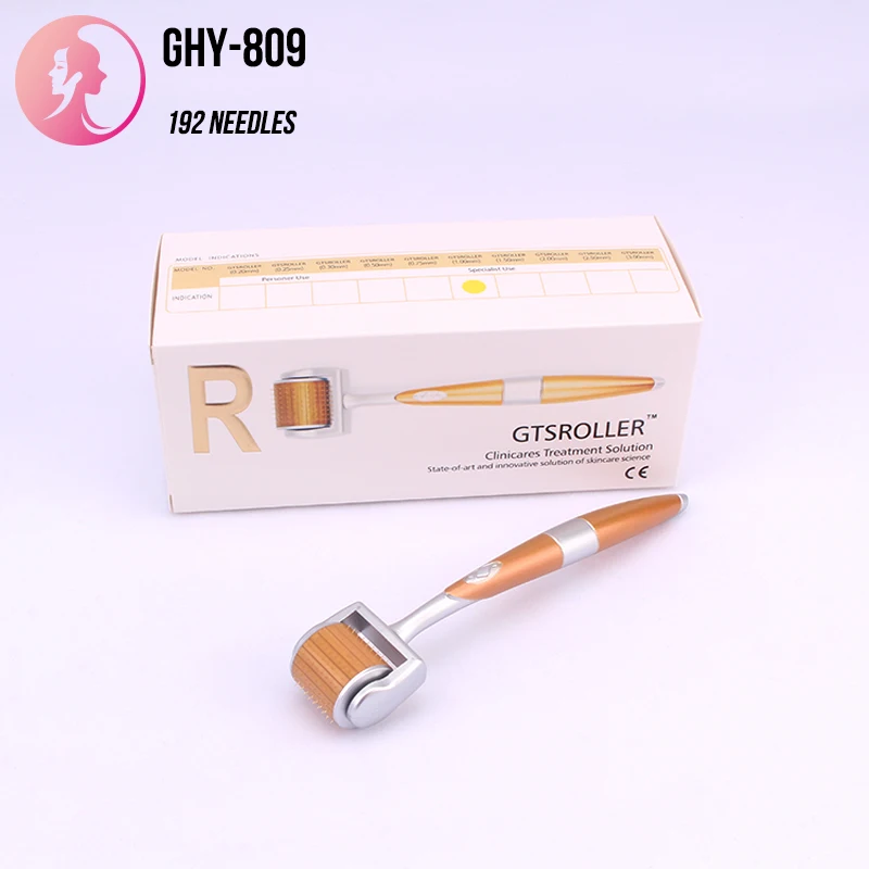 Customization ZGTS derma roller skin rejuvenation dermaroller factory medical titanium alloy needles dermarollers