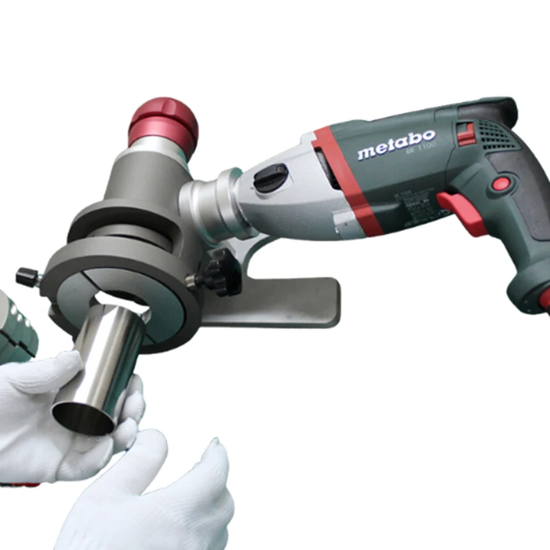 portable beveling Electric tools for on-site machining of pipe suitable for food fluid filling equipment tube squaring tool