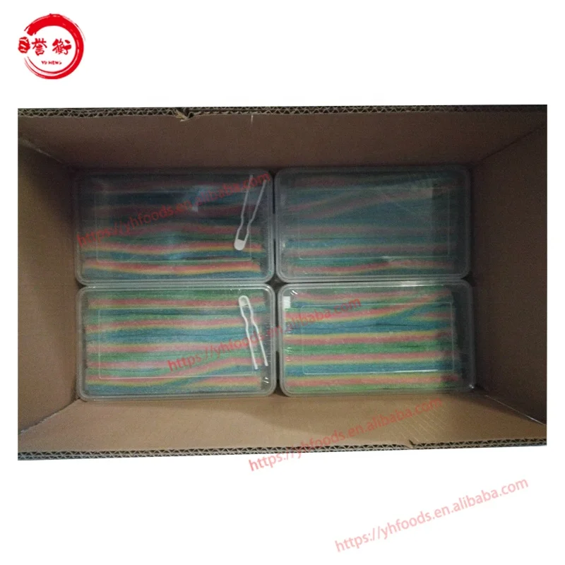 Sour Belt Roll Licorice gummy candy sweets