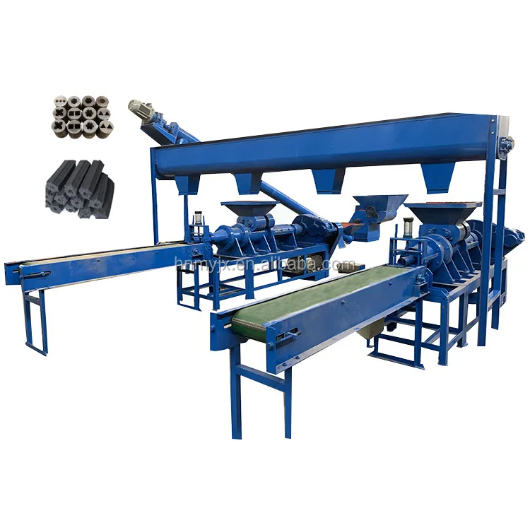 500-1000kg/h Factory Price CE Coal Pellet Extruder Manual Charcoal Briquette Machine for Sale