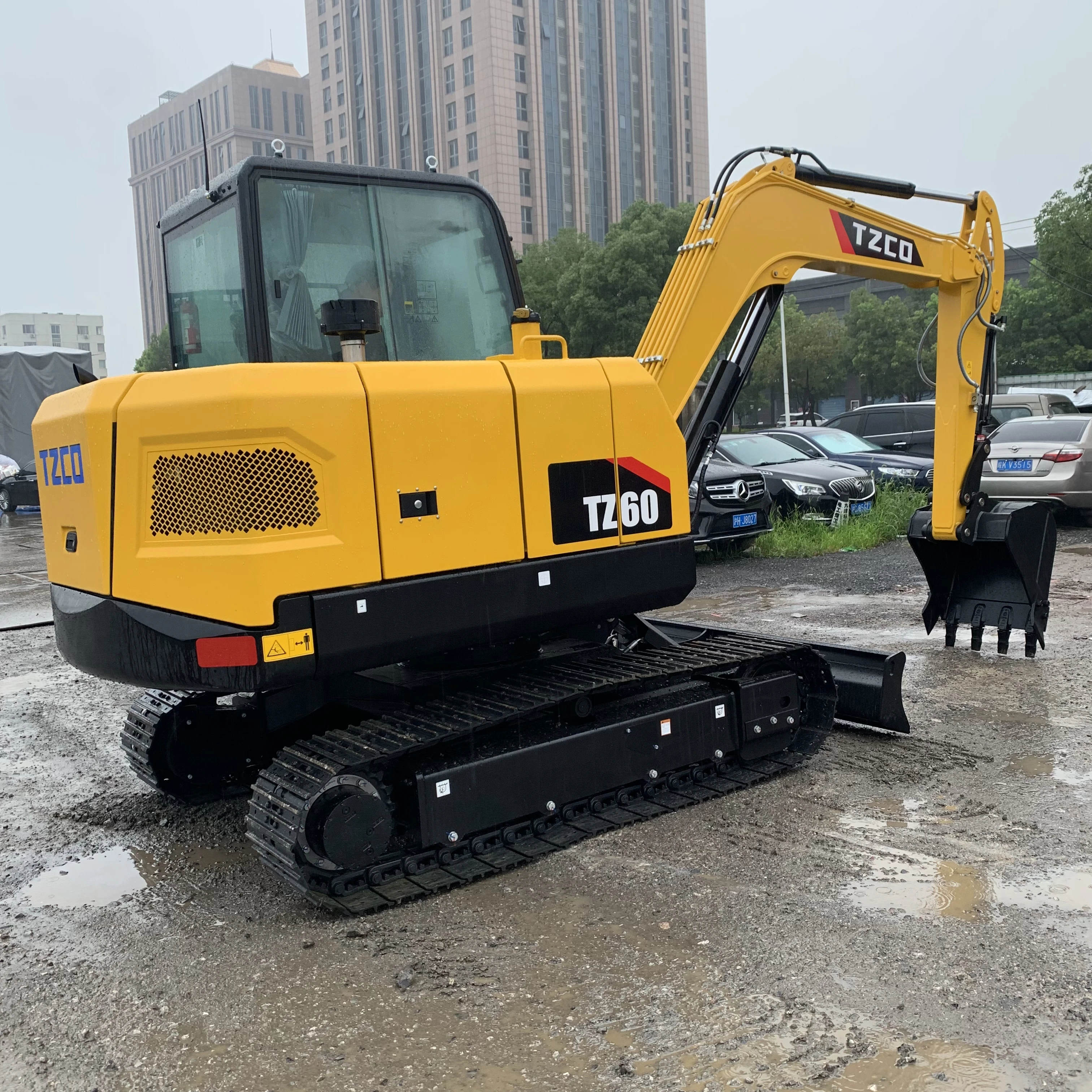 LIZHI freeshipping New excavator 6 ton TZCO TZ60 Yanmar engine Parker valve Kawasaki Main pump 6ton mini nexcavator for sale