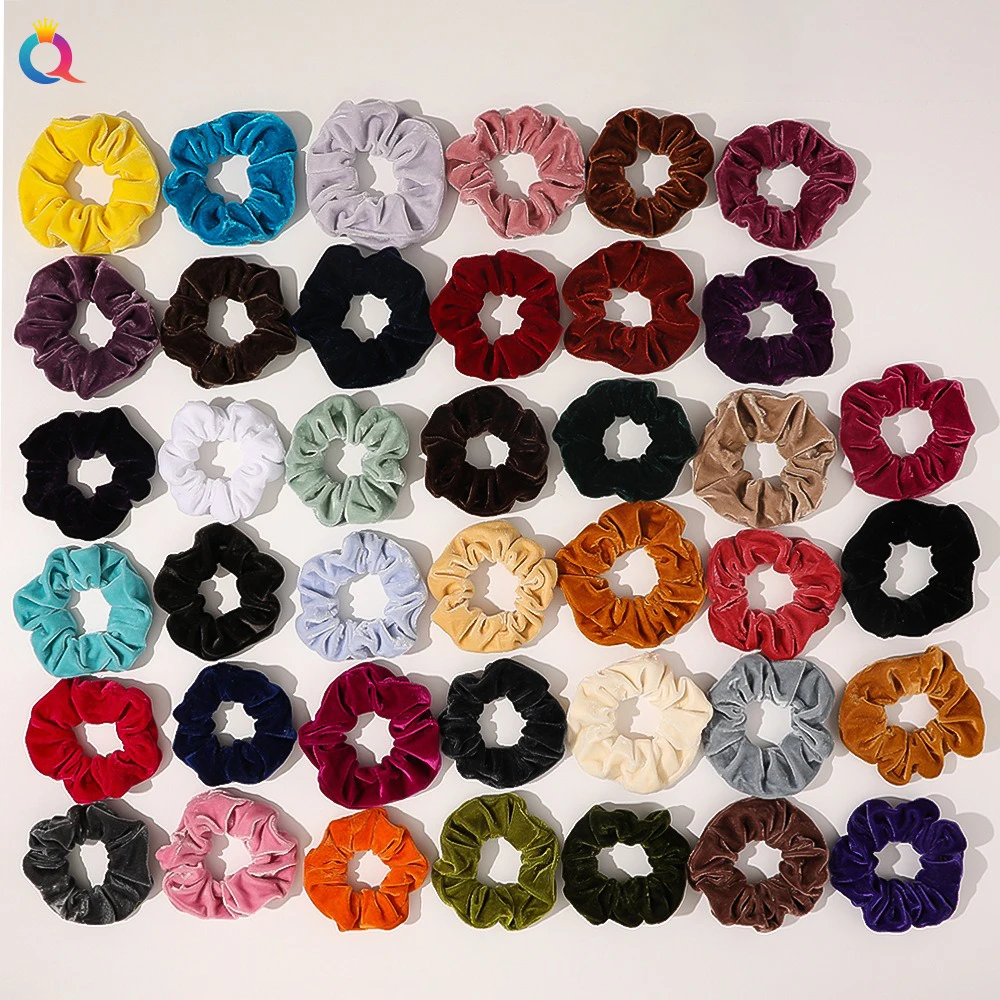 Оптовая продажа бархатные резинки для волос