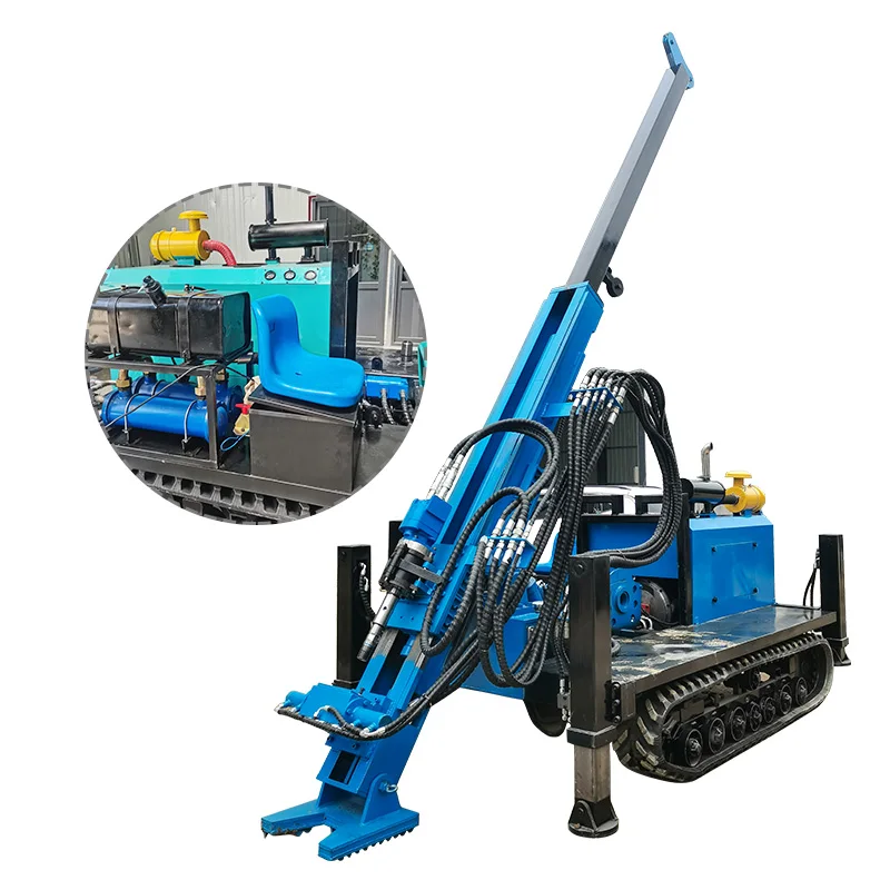 Portable Soil Testing Full Hydraulic Crawler Core Rig Full Hydraulic Crawler Core Drilling Rig Machine