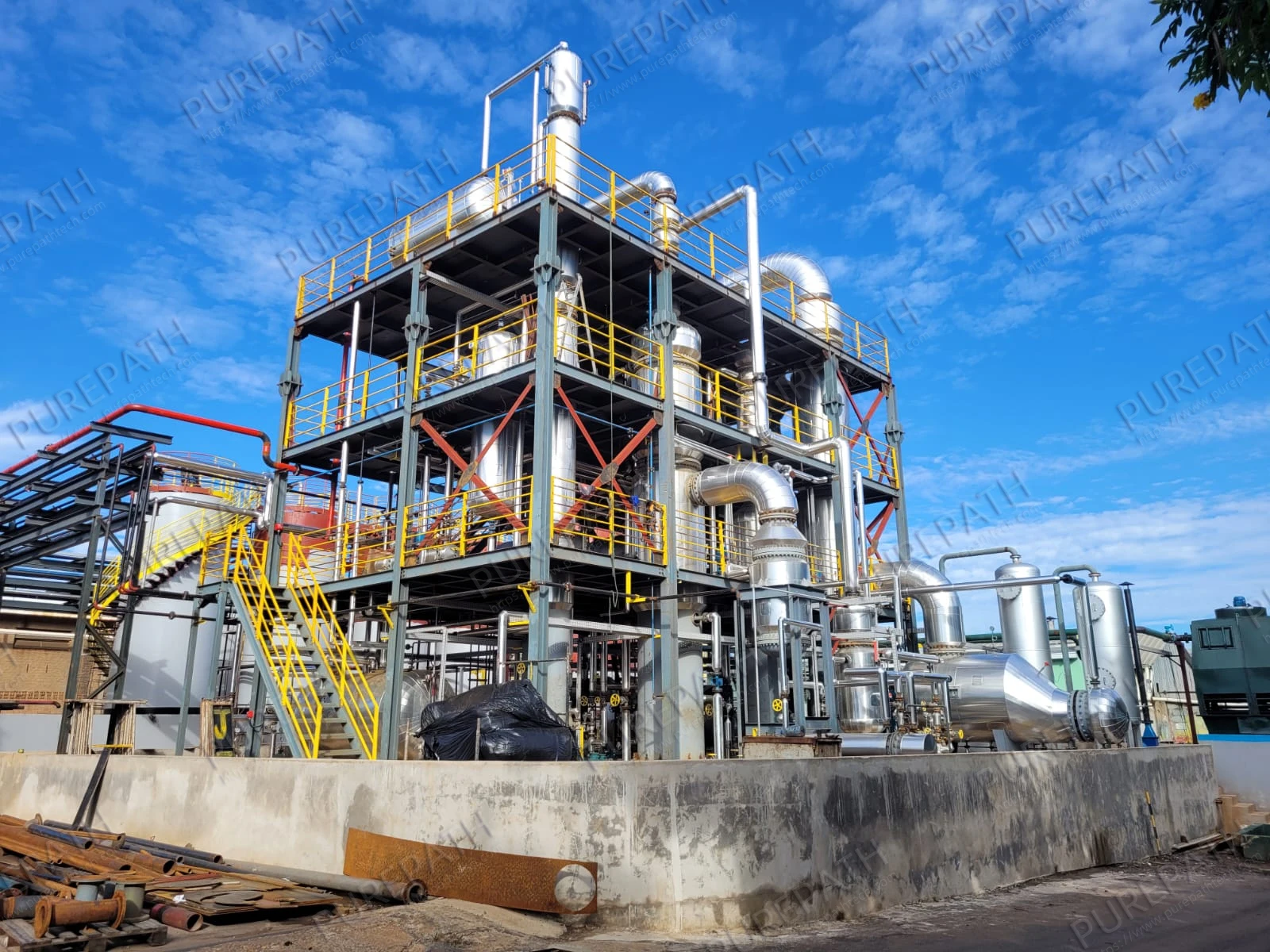 Diesel Sulfur Removal  Color Improving Odor Removal Purification Plant