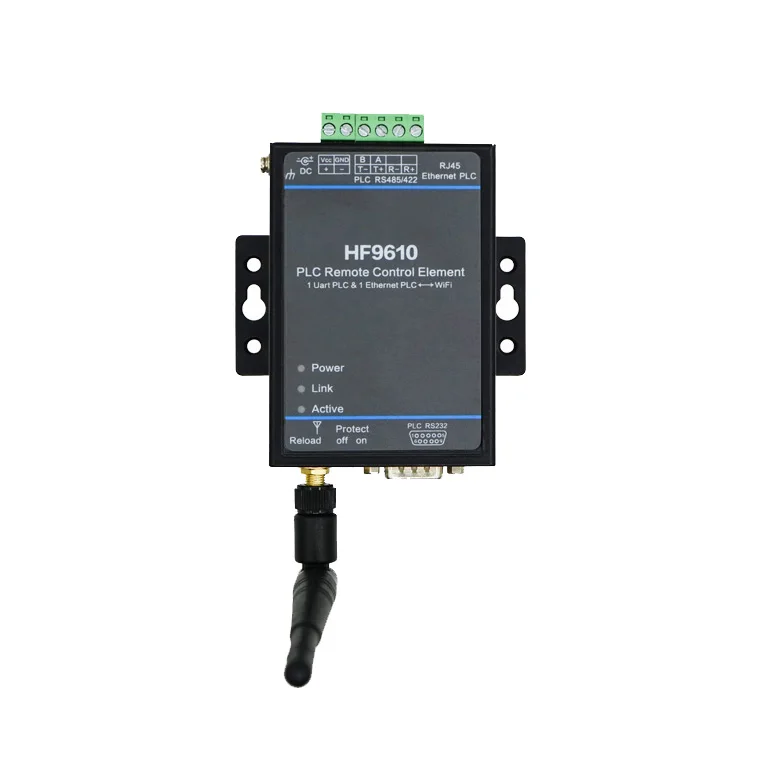 HF9610 Industrial PLC Gateway RS232/RS485 Linux Iot Gateway Wifi Ethernet RTU DTU Serial Server