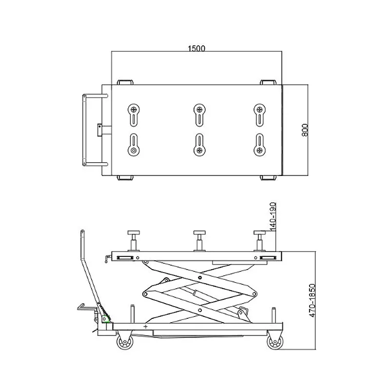 electrical automobile battery Battery Pack Lifting Platform Scissor Car Lift gearbox machine elevator hoist lift