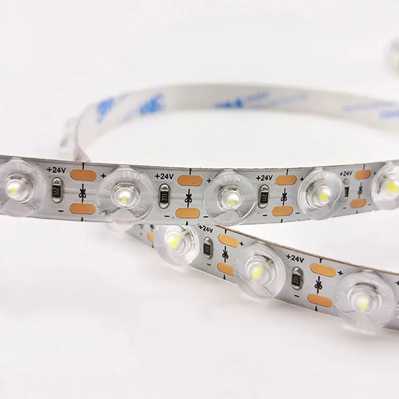 Wall washer rope DC24V commercial highlight lighting effect 48leds self adhesive soft glow lens light strip indoor