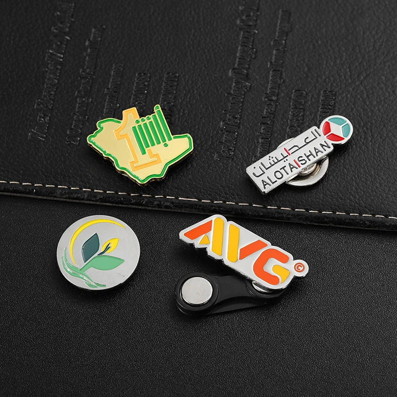 Personalized Resin Epoxy Name Tag Badge Custom Enamel Lapel Pins Logo Uae National Day Gift Saudi Arabia Magnets Pin Wholesale