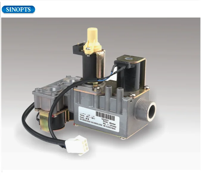 Two section combination gas valvew wall hung water heater boiler