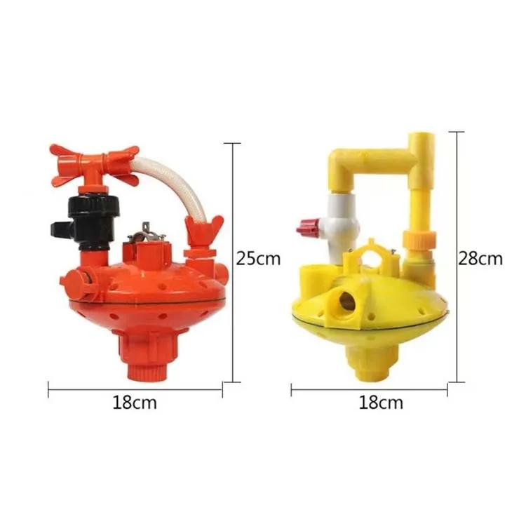 Culture regulator display tube hard tube first end chicken water line pressure reducing valve water level display tube