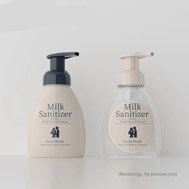 300ML Mini Travel Size Foaming Soap Pump Dispenser Face Wash Plastic Foamer Bottles