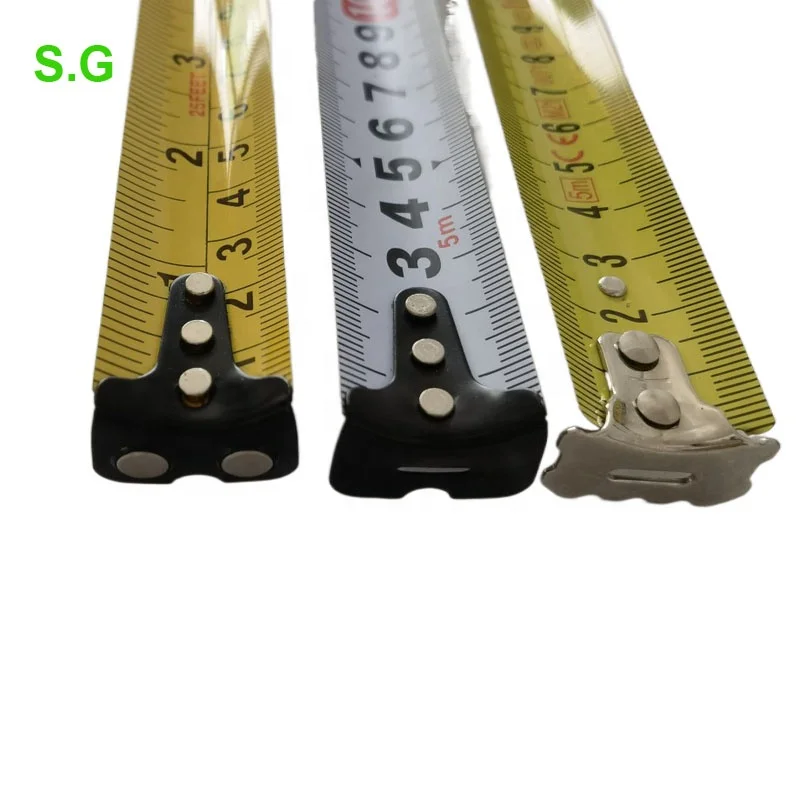 Auto-Lock Tape Measure with 16 Ft Retractable Inch and Metric Ruler Magnetic Hook  3/4Inch Width Blade