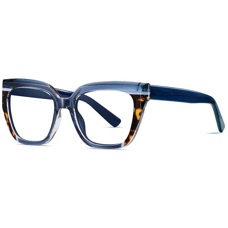 Wholesale Rectangle Eyeglasses Frames anti Blue Light blocking Filter Computer Women Men Glasses Frame