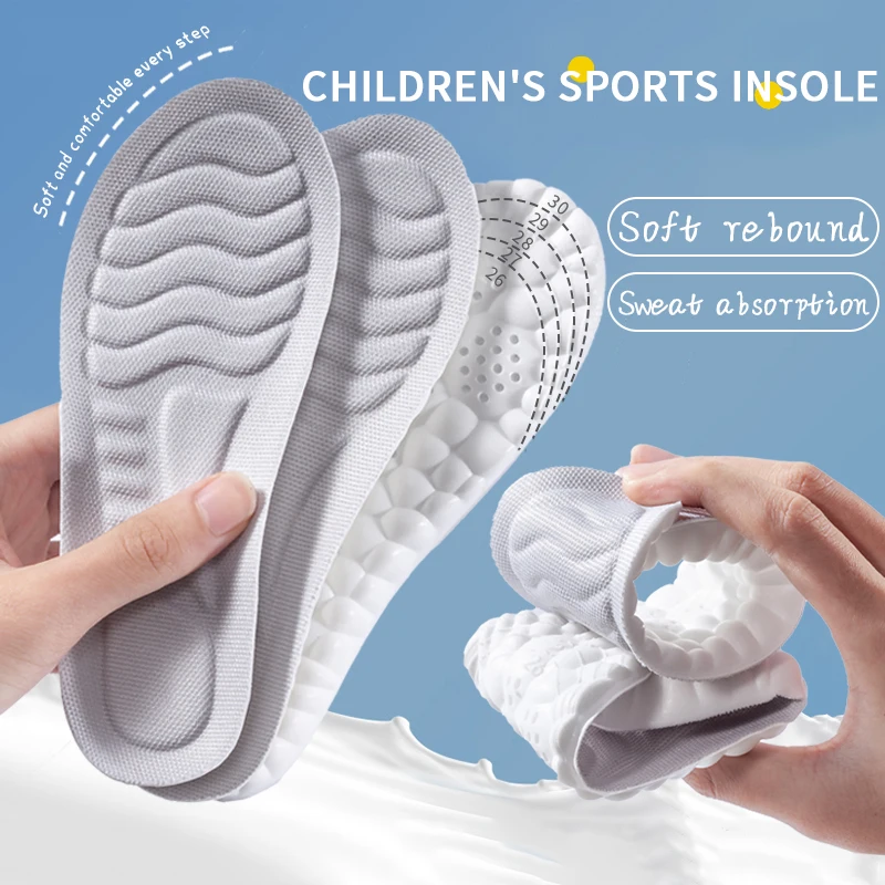 5D Sports Insole Eva Foam orthotic shoe inserts Kids Flat Feet and Arch Support Insoles for sneaker shoes