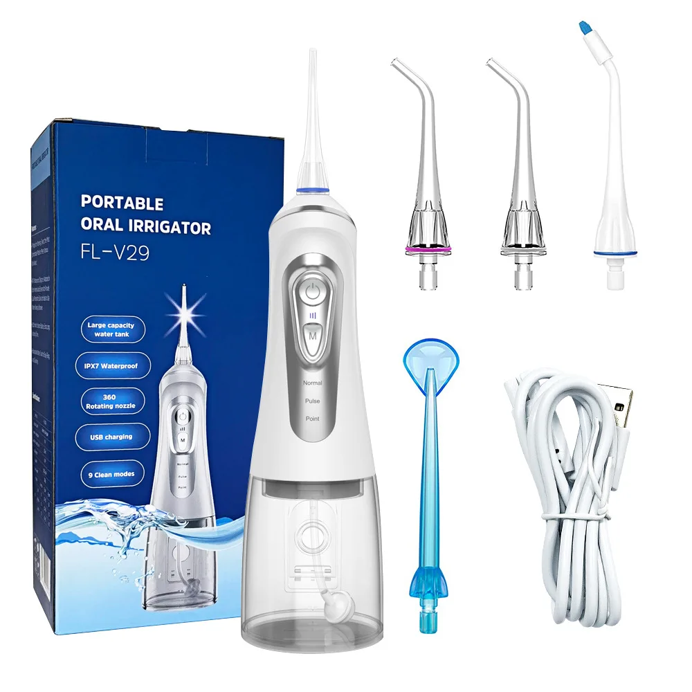 Electric Dental Floss Cleaner 9 Modes Portable Dental Care Cleaner Healthy Gums Protect Oral Hygiene Electric Toothbrush