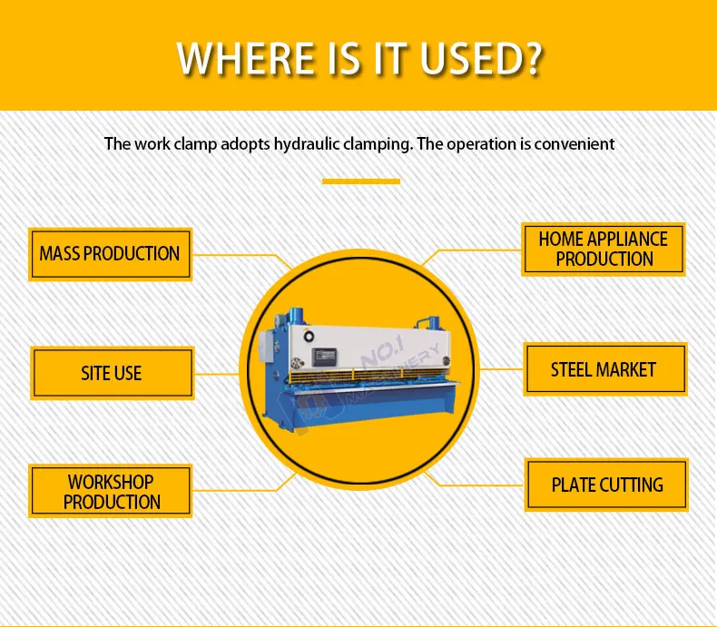 High quality12*4000 hydraulic shearing machine for metal sheet cutting machine